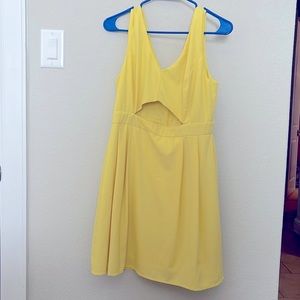Shirt, yellow summer dress. Large